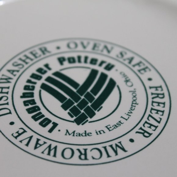 Longaberger Large Milk Pitcher Vitrified Pottery - Picture 4 of 4